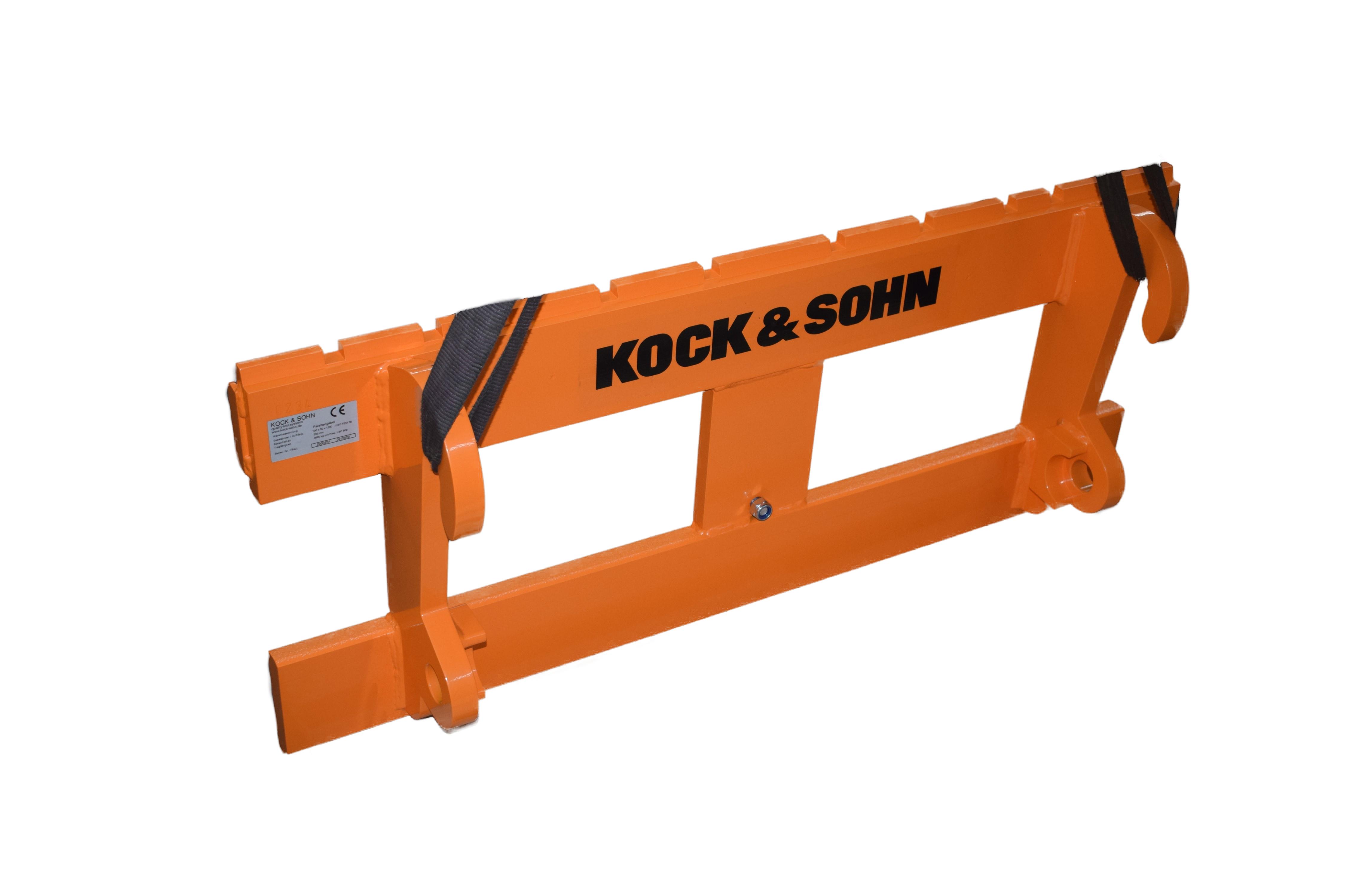 Palettengabelrahmen 1200 2T ohne Gabelzinken für Hoflader